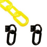 Global Equipment Mr. Chain Loading Dock Kit With Plastic Chain, Black/Yellow 72302